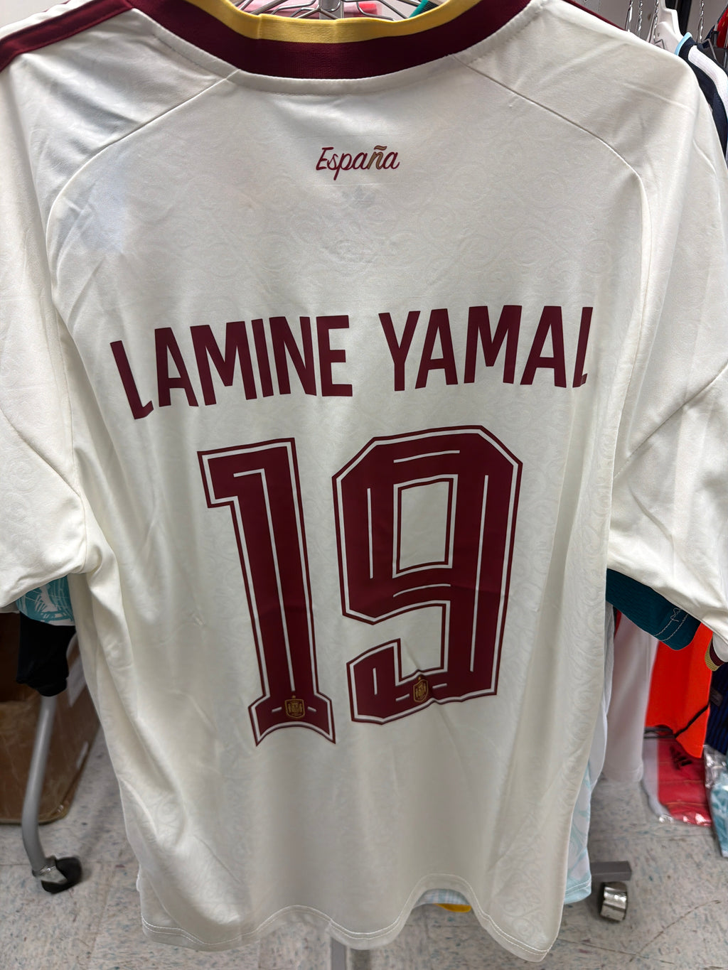 Spain Away Fan Jersey